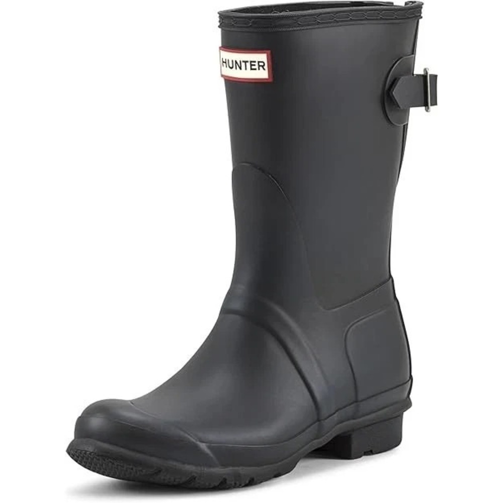 Hunter Original Short Womens Size 8 Navy Adjustable Rain Boots - NEW